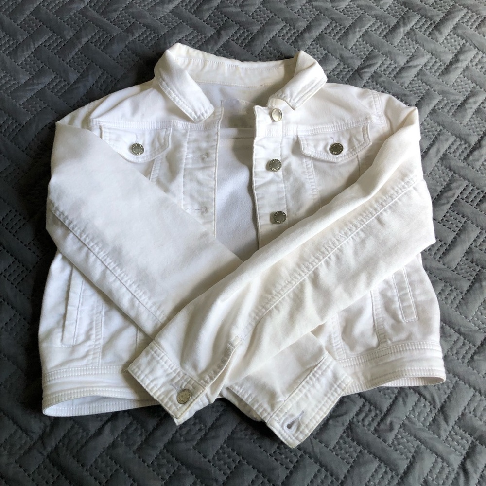 Justice Girl’s White Demin Jacket🤍✨